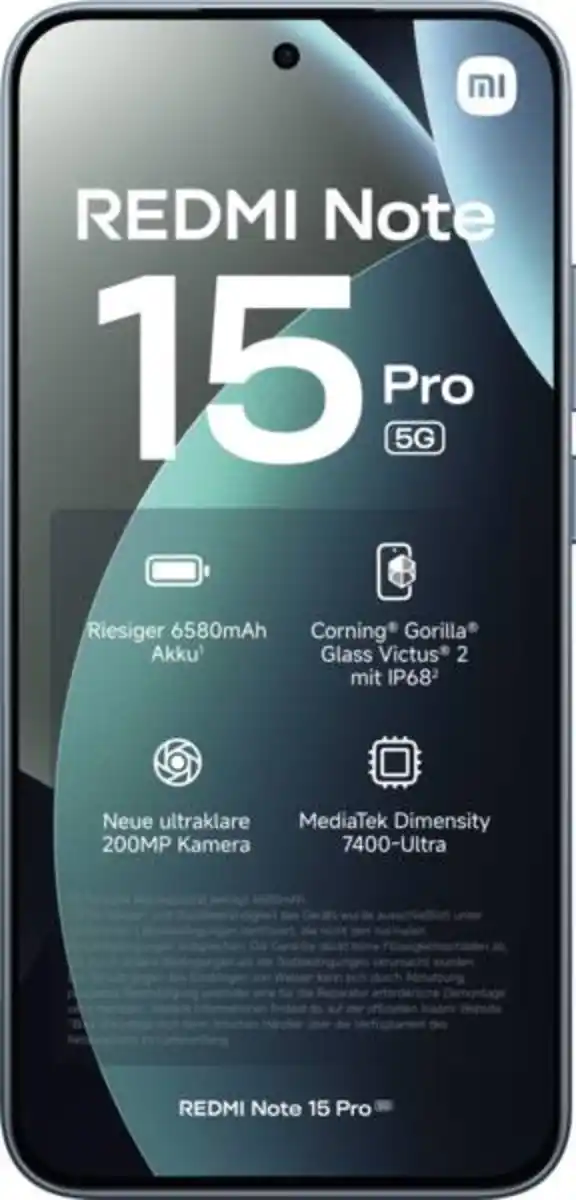 Bild 1 von Xiaomi Redmi Note 15 Pro 5G 256GB