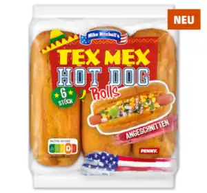 MIKE MITCHELL’S Tex Mex Hot Dog Rolls*