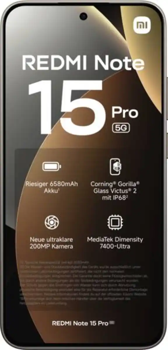 Bild 1 von Xiaomi Redmi Note 15 Pro 5G 256GB