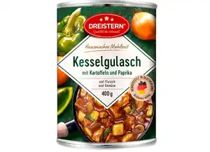 Dreistern Kesselgulasch mit Kartoffeln &amp; Paprika