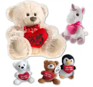 HEUNEC Plüschartikel für den Valentinstag*
