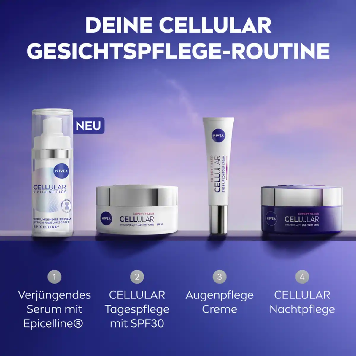 Bild 3 von NIVEA Cellular Epigenetics Verjüngendes Serum, 30 ml