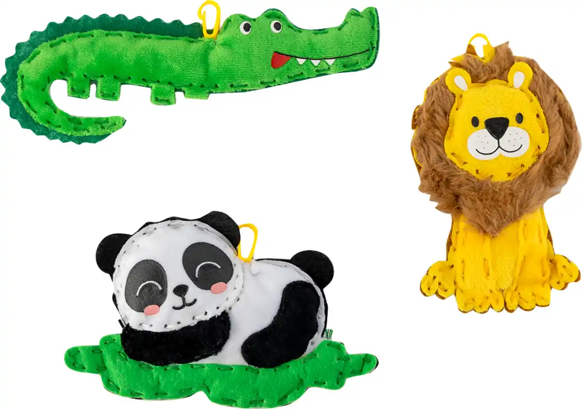 Bild 1 von IDEENWELT Nähset für Kinder Dschungel