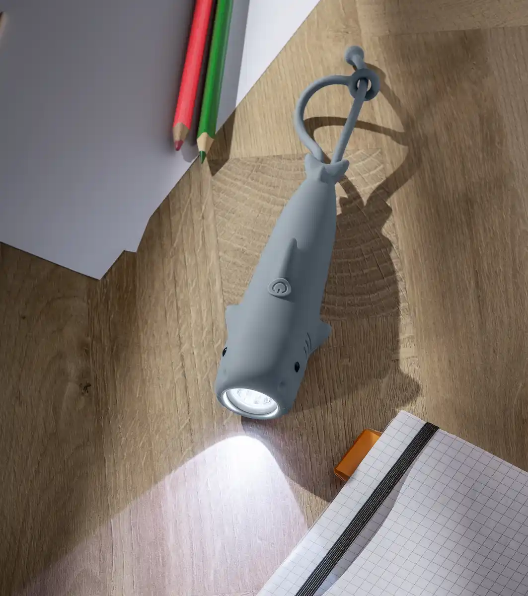 Bild 3 von IDEENWELT Akku-Taschenlampe Hai