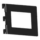 Bild 1 von Element System Bücherbügel 'Karthago' schwarz 5 x 11,8 x 14,3 cm