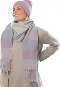 IDEENWELT Schal lavendel-hellblau