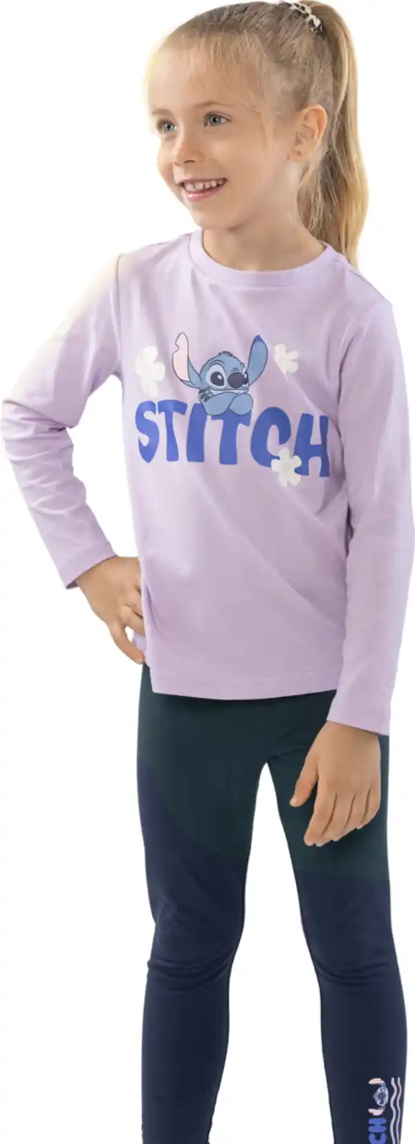 Bild 3 von Disney Stitch Kinder-Shirt lila Gr. 110/116