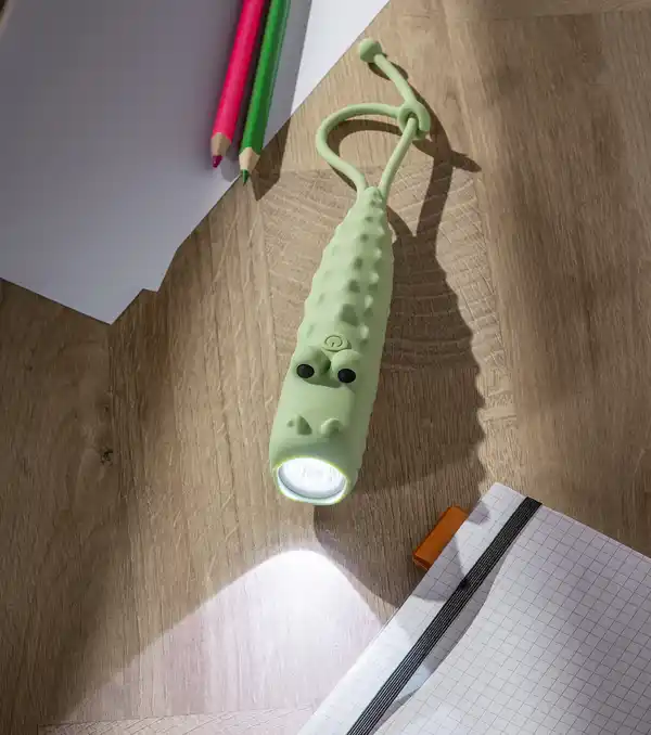 Bild 3 von IDEENWELT Akku-Taschenlampe Alligator