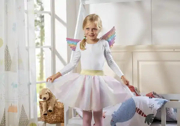 Bild 2 von IDEENWELT Kinder-Karnevals Kostüm Fee 2tlg-Set