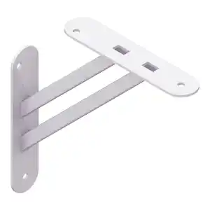 Element System Metallkonsole 'Magnetic' weiß 18 x 18 cm