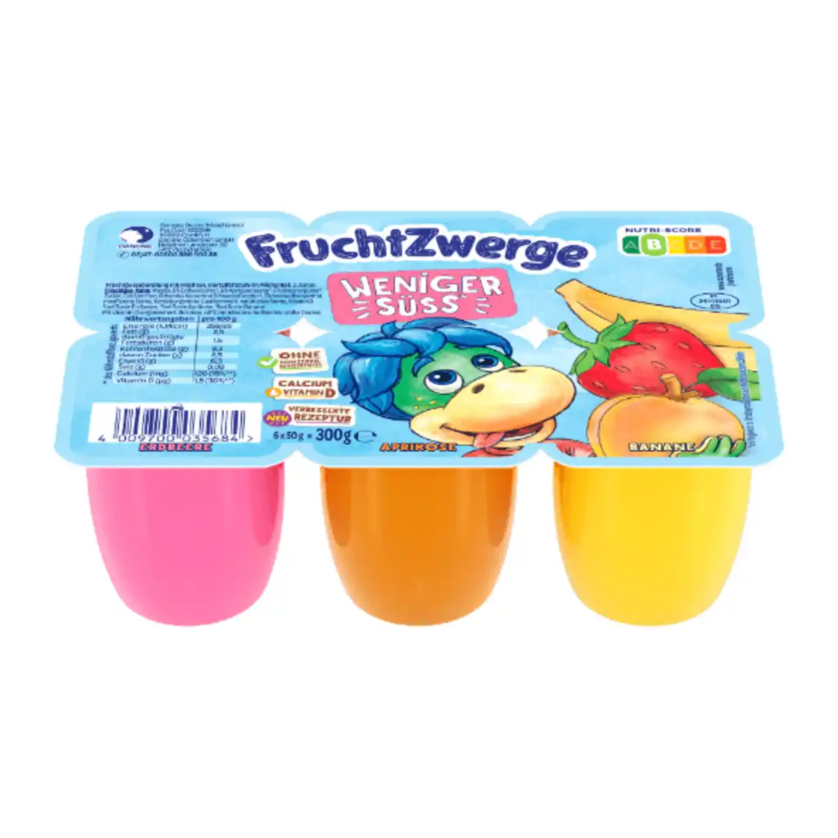 Bild 1 von DANONE Fruchtzwerge weniger süß 50g