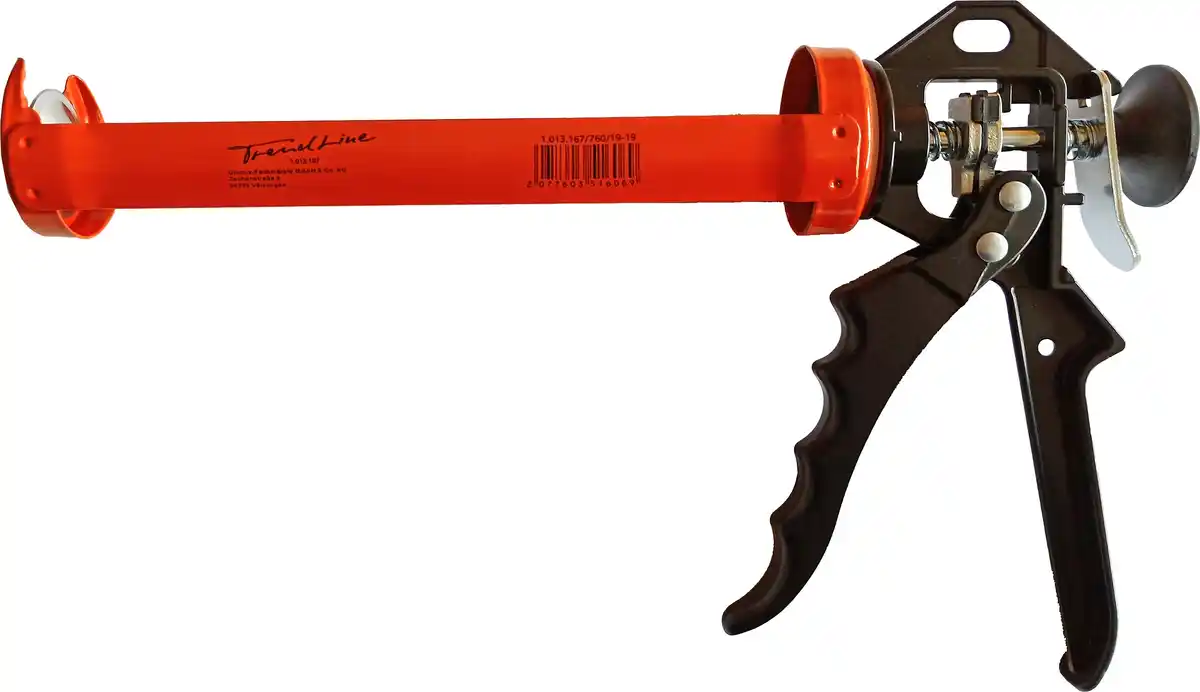 Bild 1 von TrendLine Kartuschenpresse Stahl 310 ml rot-schwarz mit Schnellspannhebel