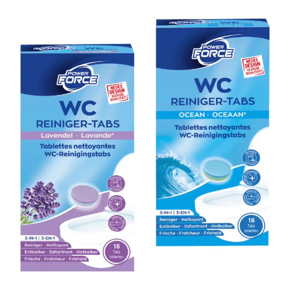 Bild 1 von POWER FORCE WC-Reiniger-Tabs 400g