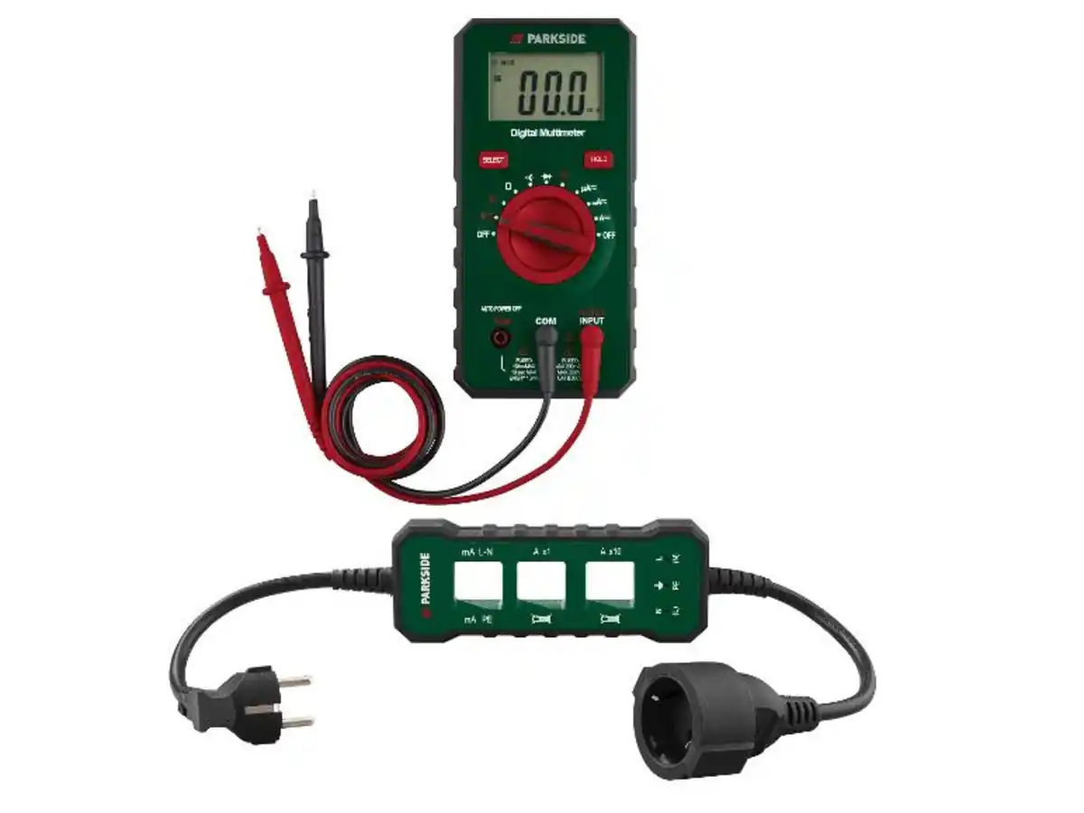 Bild 1 von PARKSIDE® Autorange-Multimeter »PDAM 300 B1«, Strom-Messadapter »PSMA 300 A1«,  80 cm