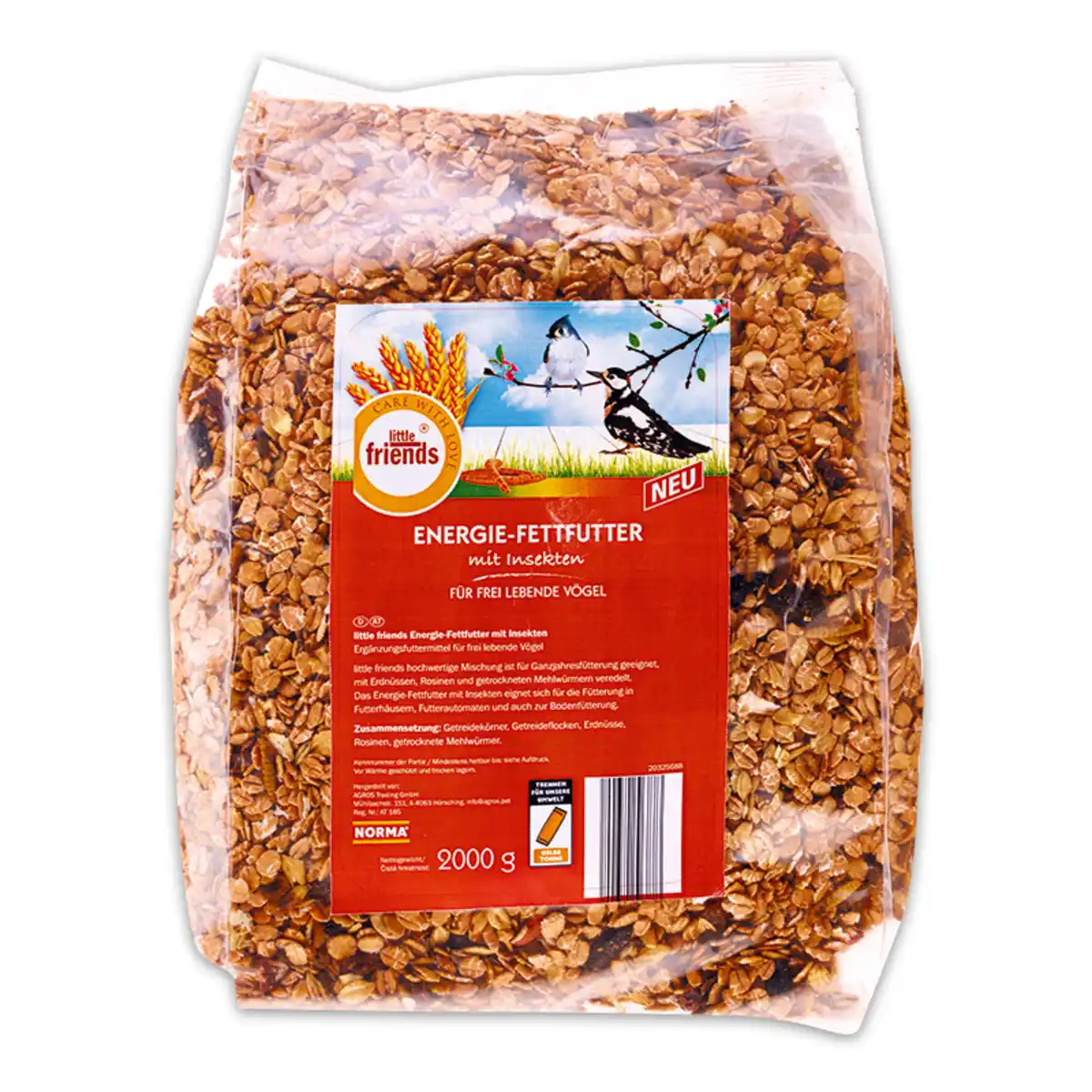 Bild 3 von Little-Friends Aufbaufutter / Energie-Fettfutter