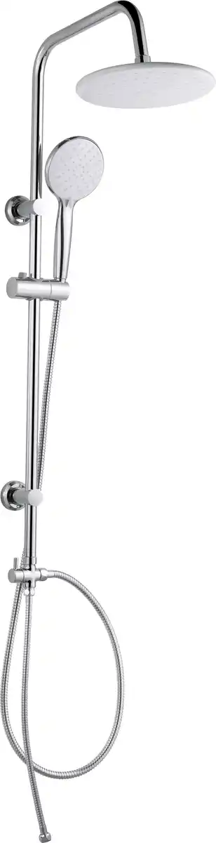 Bild 1 von Primaster Kopfbrausesystem Aqua weiß verchromt