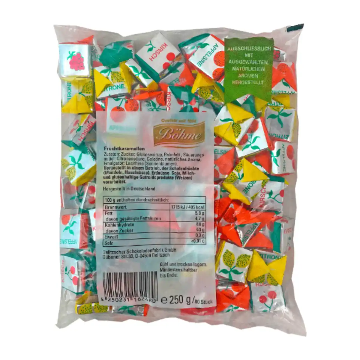 Bild 1 von BÖHME Fruchtkaramellen 250g