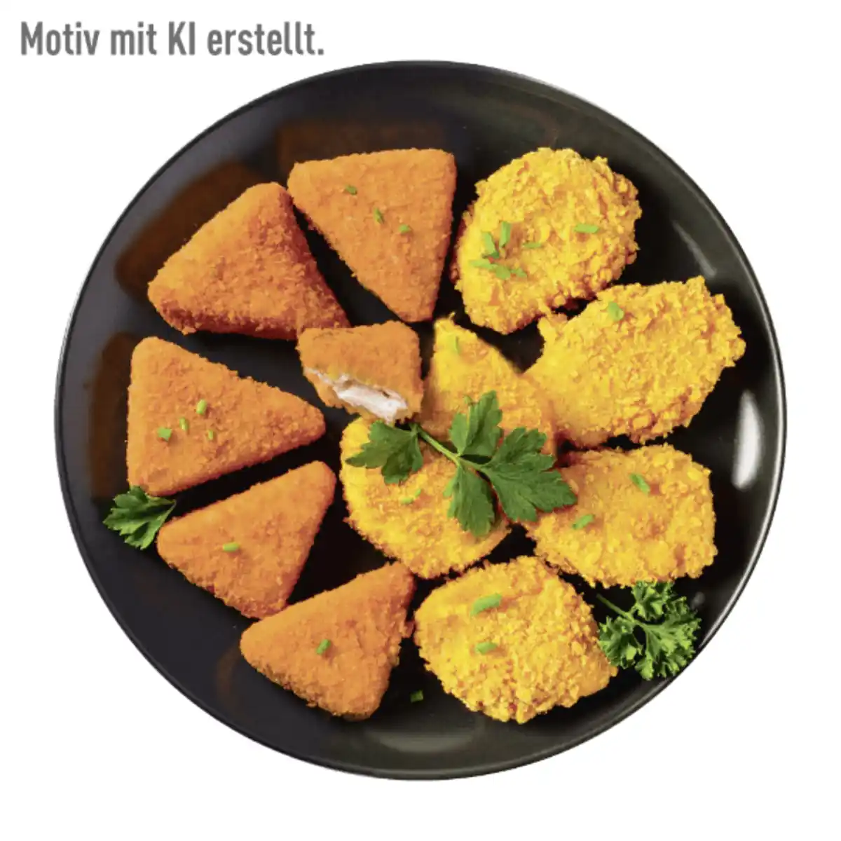 Bild 1 von MEINE METZGEREI Hähnchen-Nacho-Ecken & Nuggets 1kg