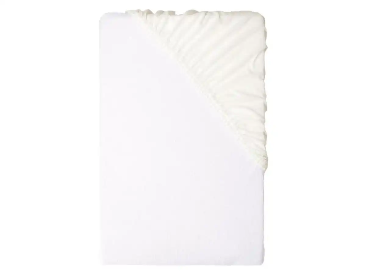 Bild 3 von LIVARNO® Jersey-Frottee-Spannbettlaken, 90-100 x 200 cm
