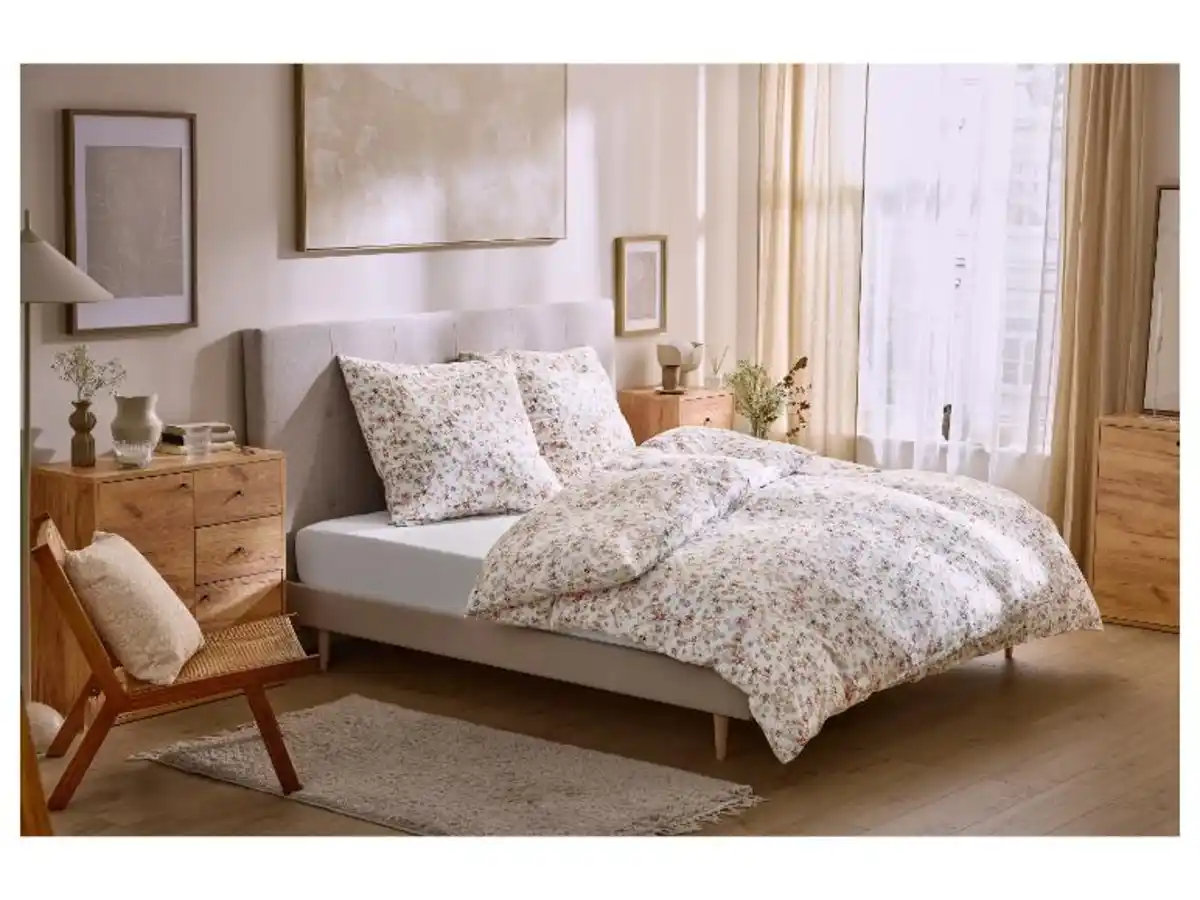 Bild 3 von LIVARNO® Satin-Bettwäsche, 135 x 200 cm