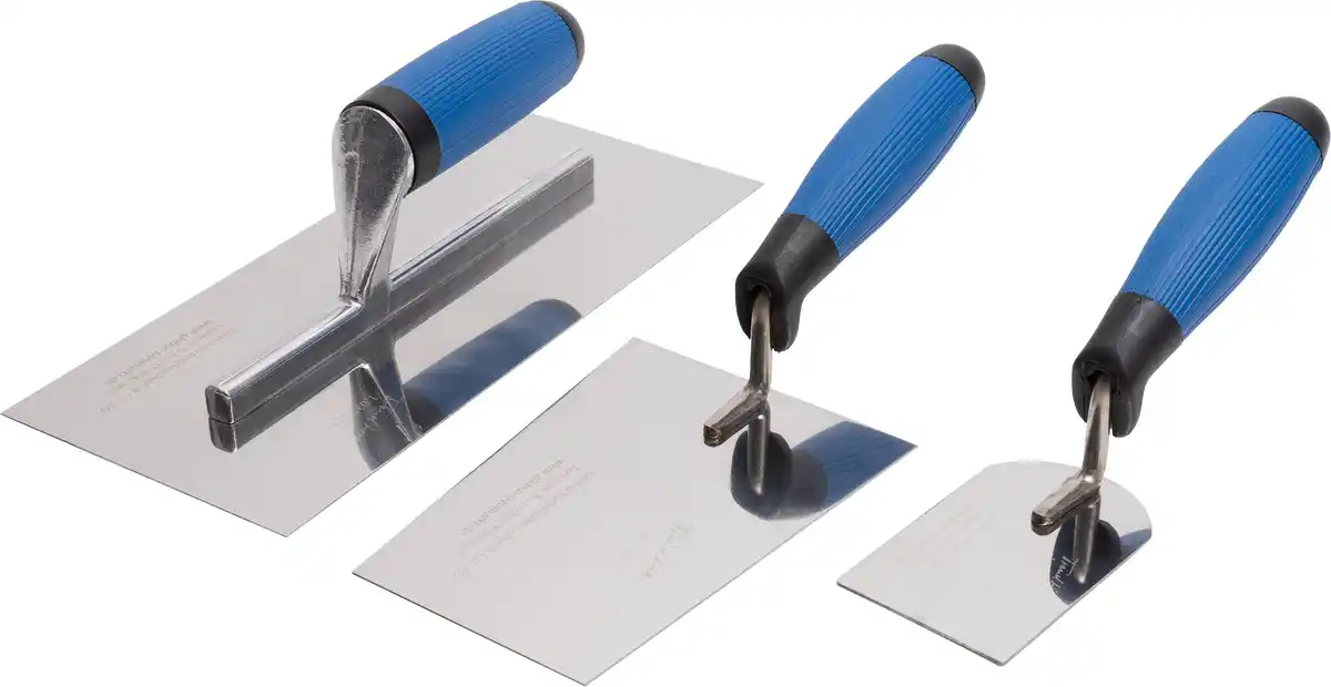 Bild 1 von TrendLine Kellen-Set 3-teilig Glättekelle Maurerkelle Putzkelle