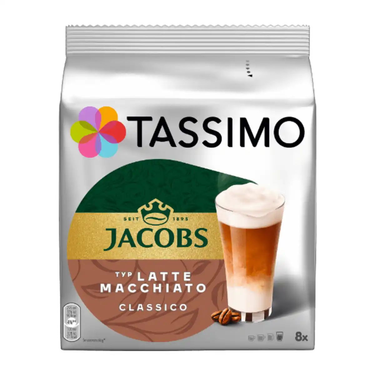 Bild 1 von TASSIMO Kaffeekapseln Jacobs Latte Macchiato Classico 264g