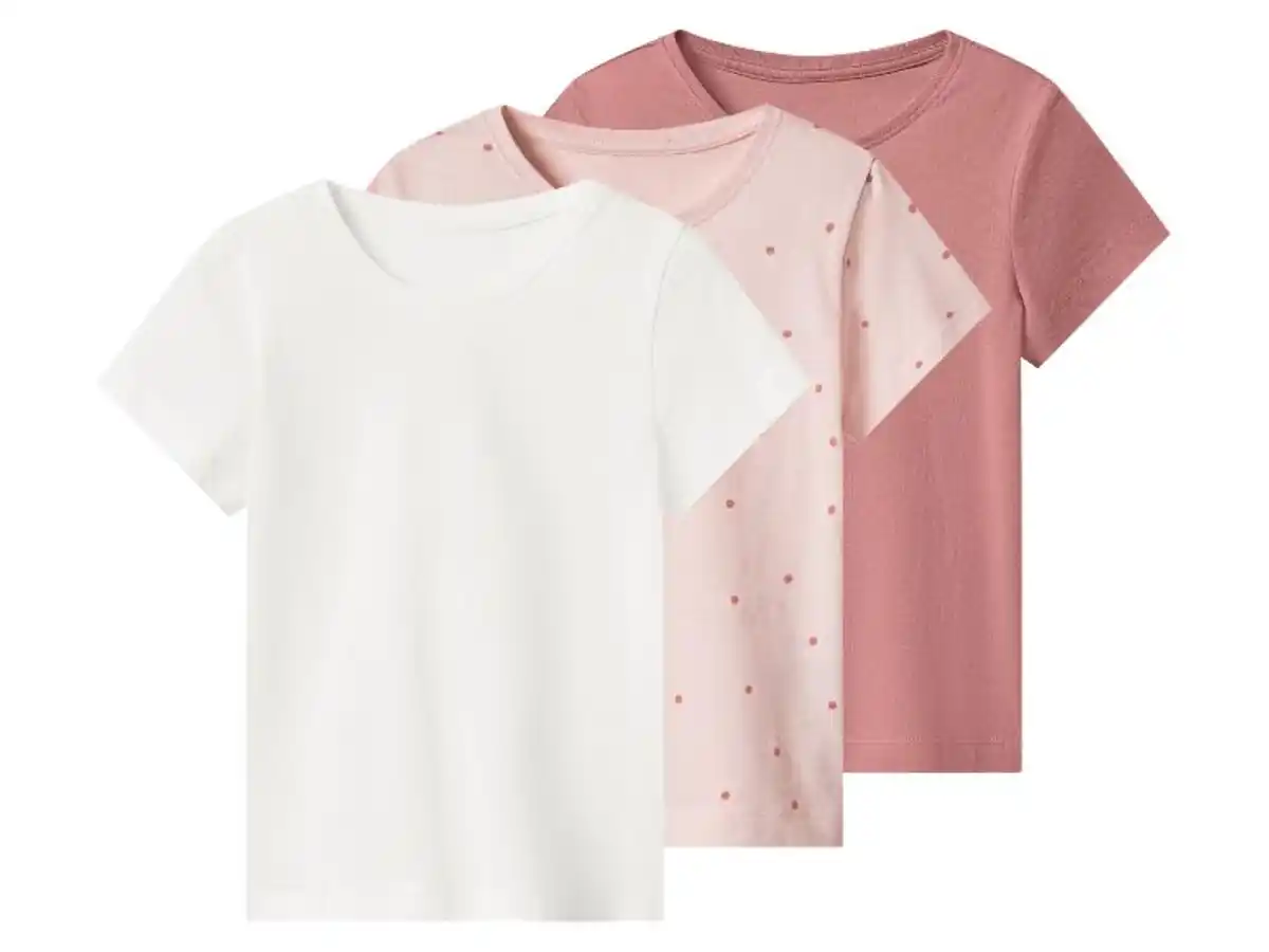 Bild 2 von lupilu® Mädchen T-Shirts / Jungen T-Shirts, 3 Stück