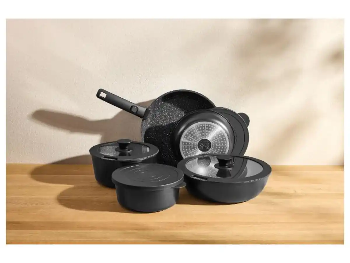 Bild 2 von SILVERCREST® Aluguss-Topf- und -Pfannen-Set, 10-teilig