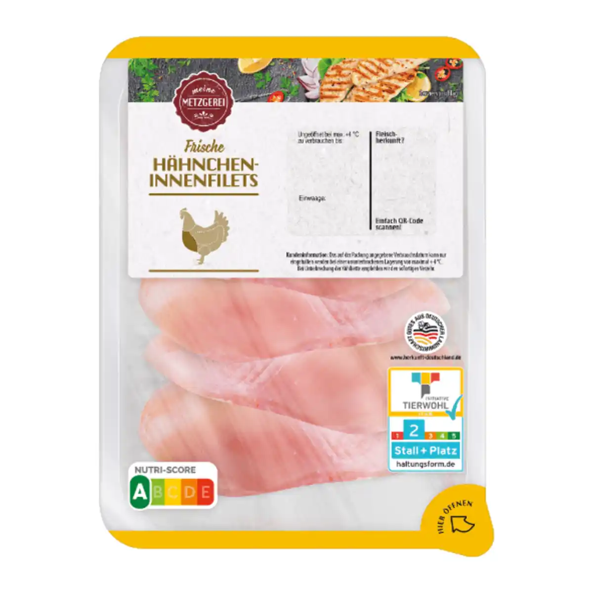 Bild 2 von MEINE METZGEREI Hähnchen-Innenfilets 400g