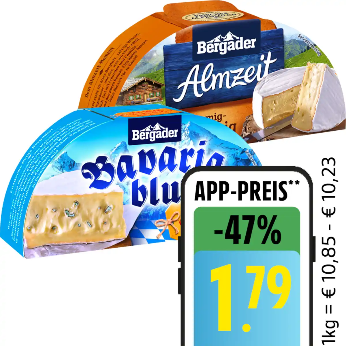 Bild 1 von Bergader Almzeit oder Bavaria blu Halbmond