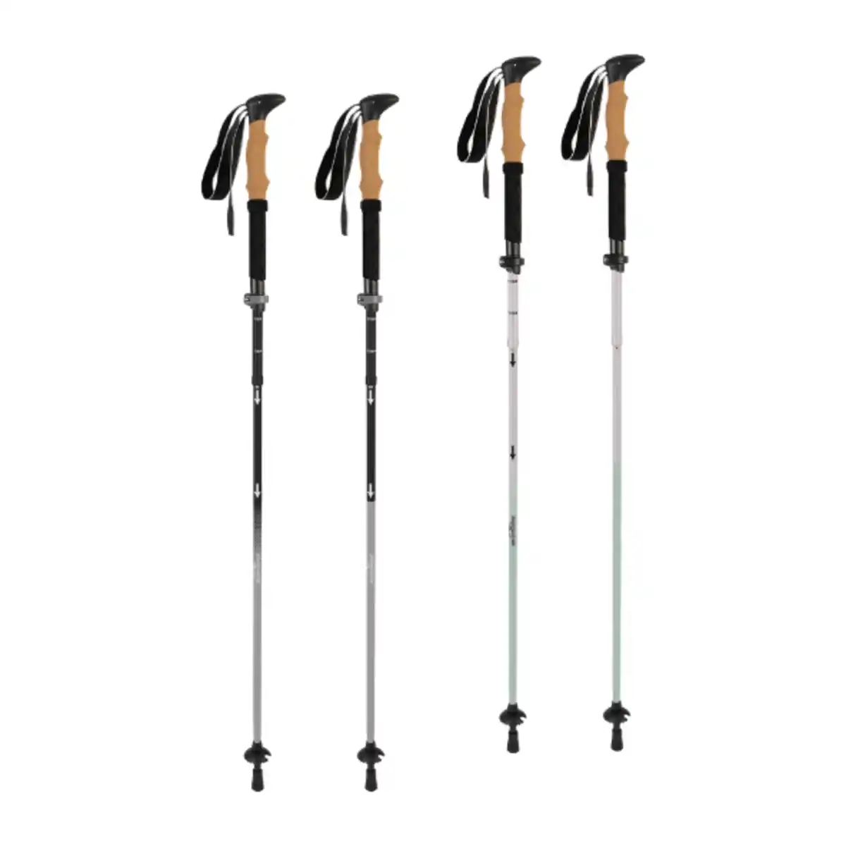 Bild 1 von ADVENTURIDGE Faltbare Wanderstöcke