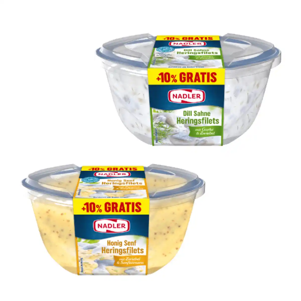 Bild 1 von NADLER Sahne-Heringsfilets 440g