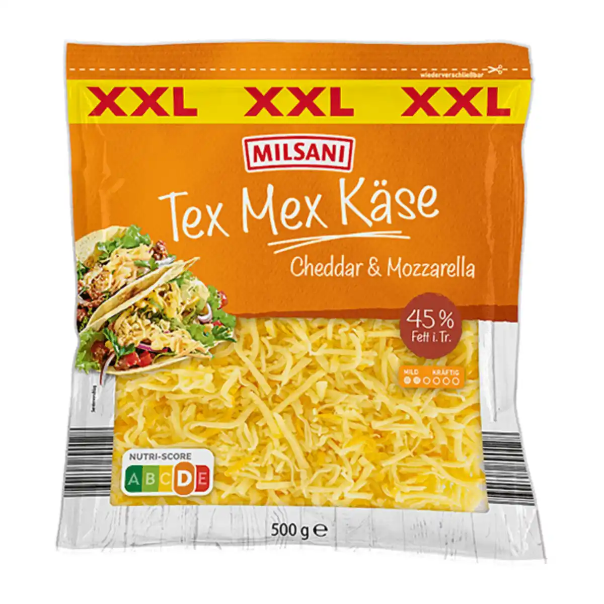 Bild 1 von MILSANI Tex-Mex-Käse XXL 500g