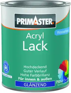 Primaster Acryl Lack anthrazit glänzend 750 ml