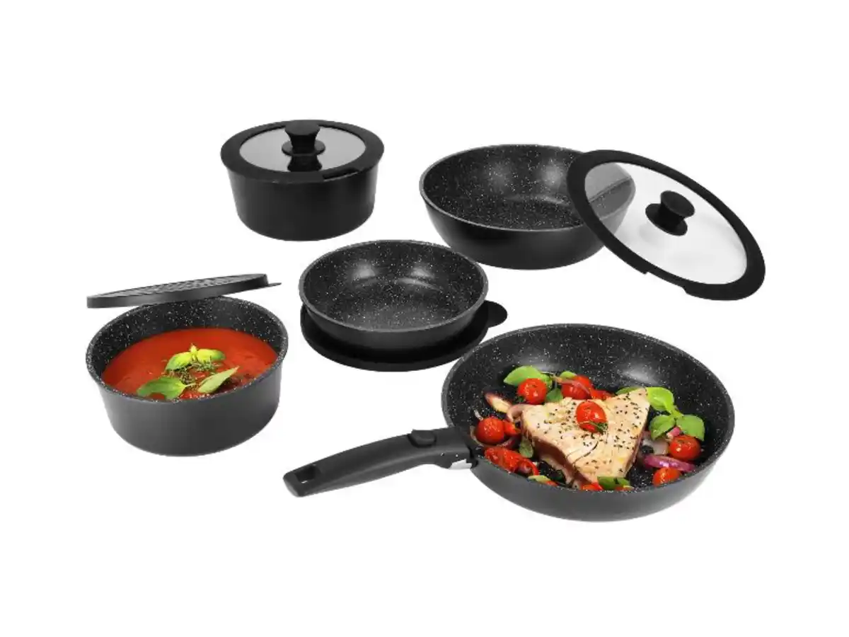 Bild 3 von SILVERCREST® Aluguss-Topf- und -Pfannen-Set, 10-teilig