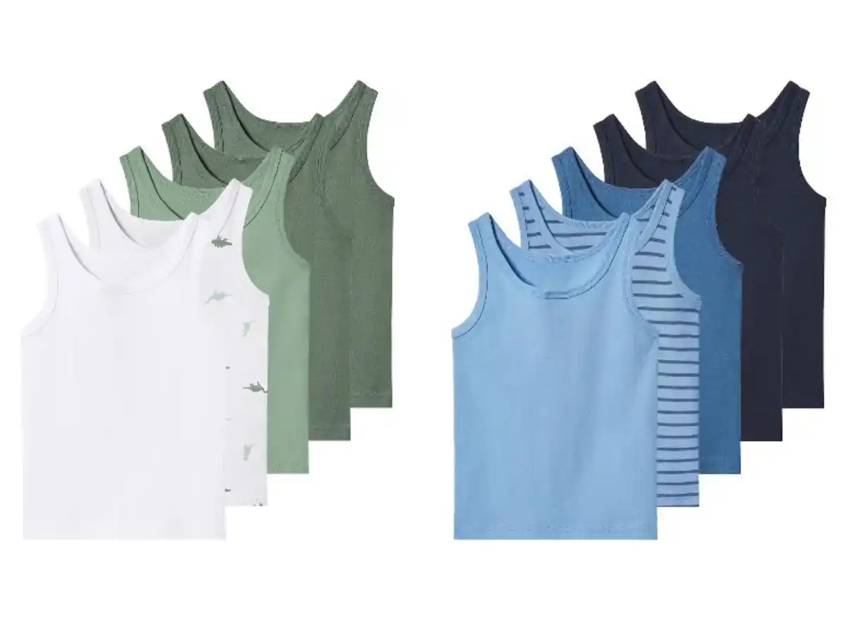 Bild 1 von lupilu® Kinder Unterhemden, 5 Stück