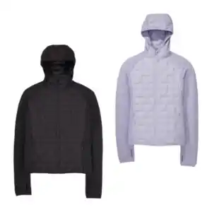 CRANE Gesteppte Fleecejacke