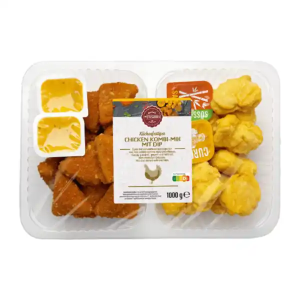 Bild 2 von MEINE METZGEREI Hähnchen-Nacho-Ecken & Nuggets 1kg