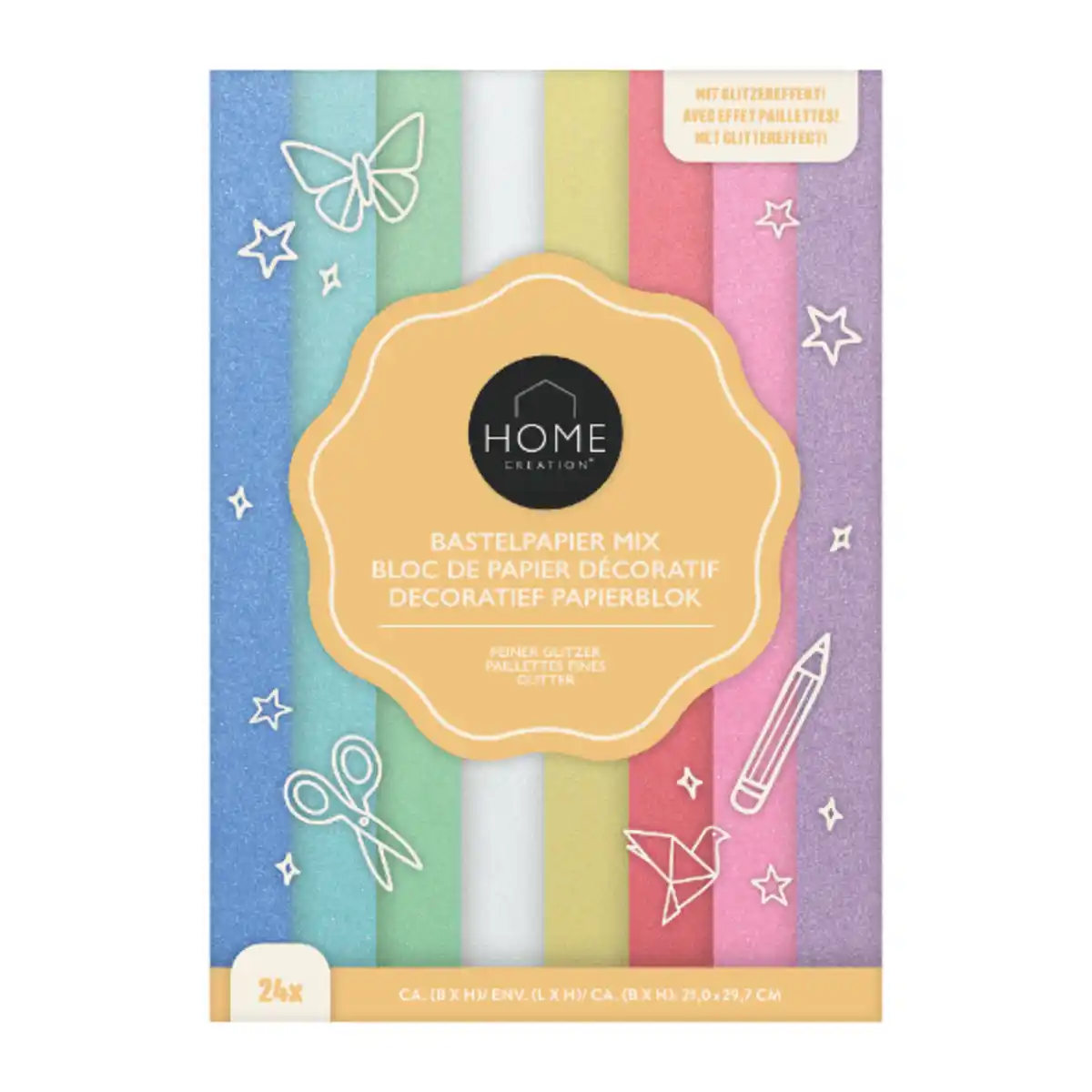 Bild 2 von HOME CREATION Bastelpapier-Mix