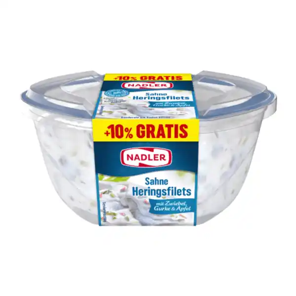 Bild 2 von NADLER Sahne-Heringsfilets 440g