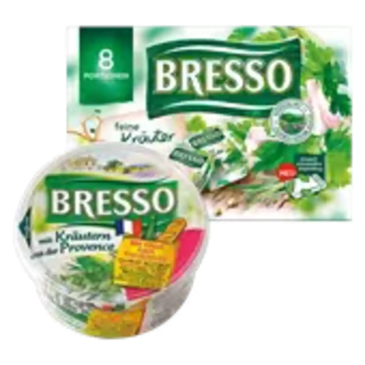 Bild 1 von BRESSO Frischkäse oder Portionen Feine Kräuter