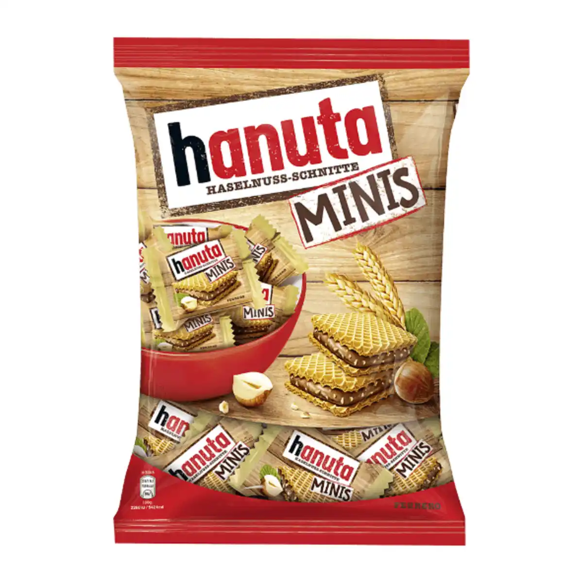 Bild 1 von FERRERO Hanuta Mini 200g