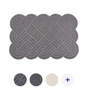 HOME CREATION Struktur Fußmatte, 90 x 60 cm