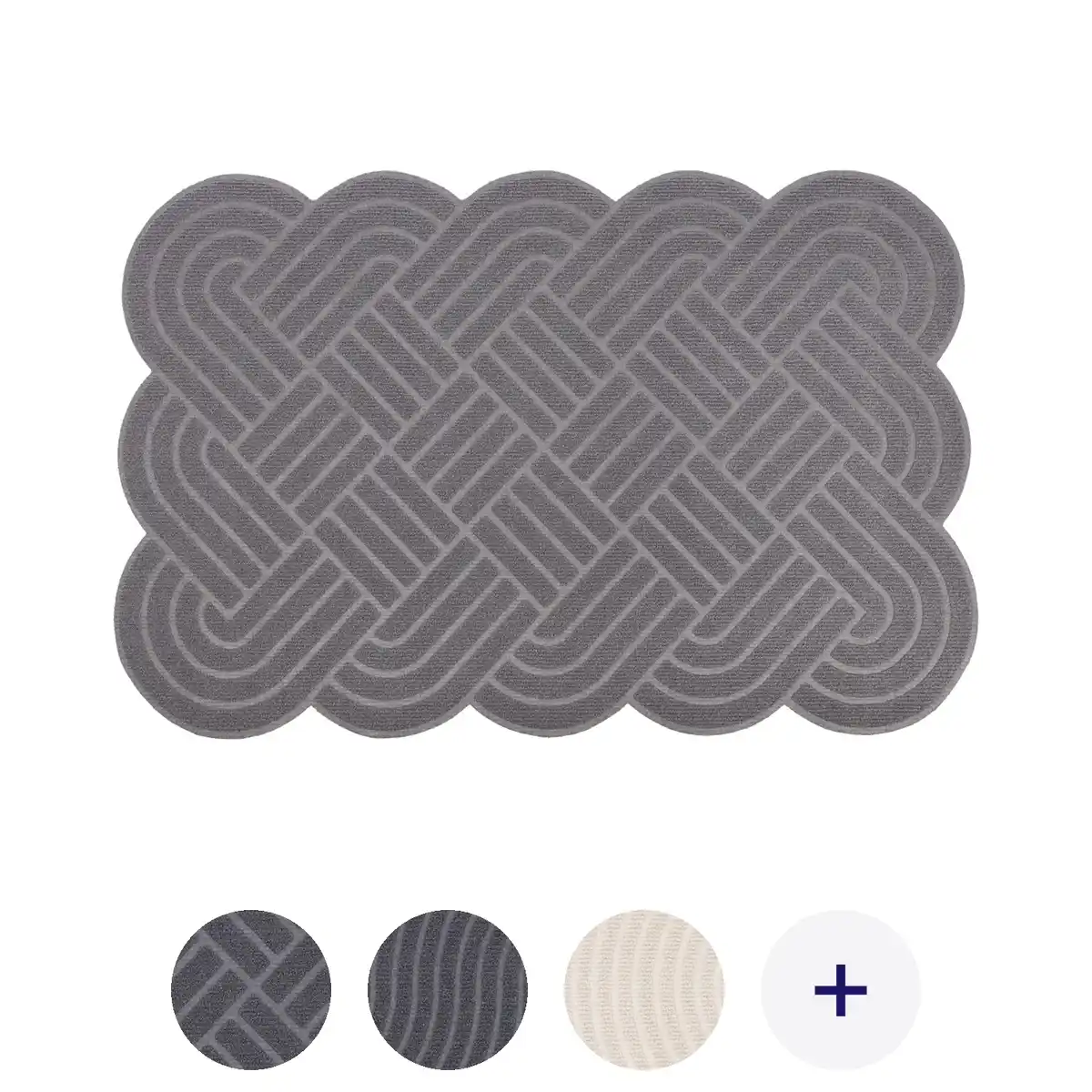 Bild 1 von HOME CREATION Struktur Fußmatte, 90 x 60 cm