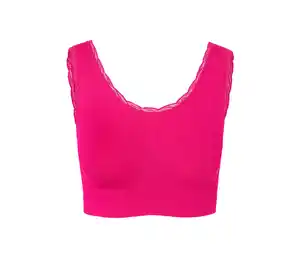 Seamless-Bustier, fuchsia