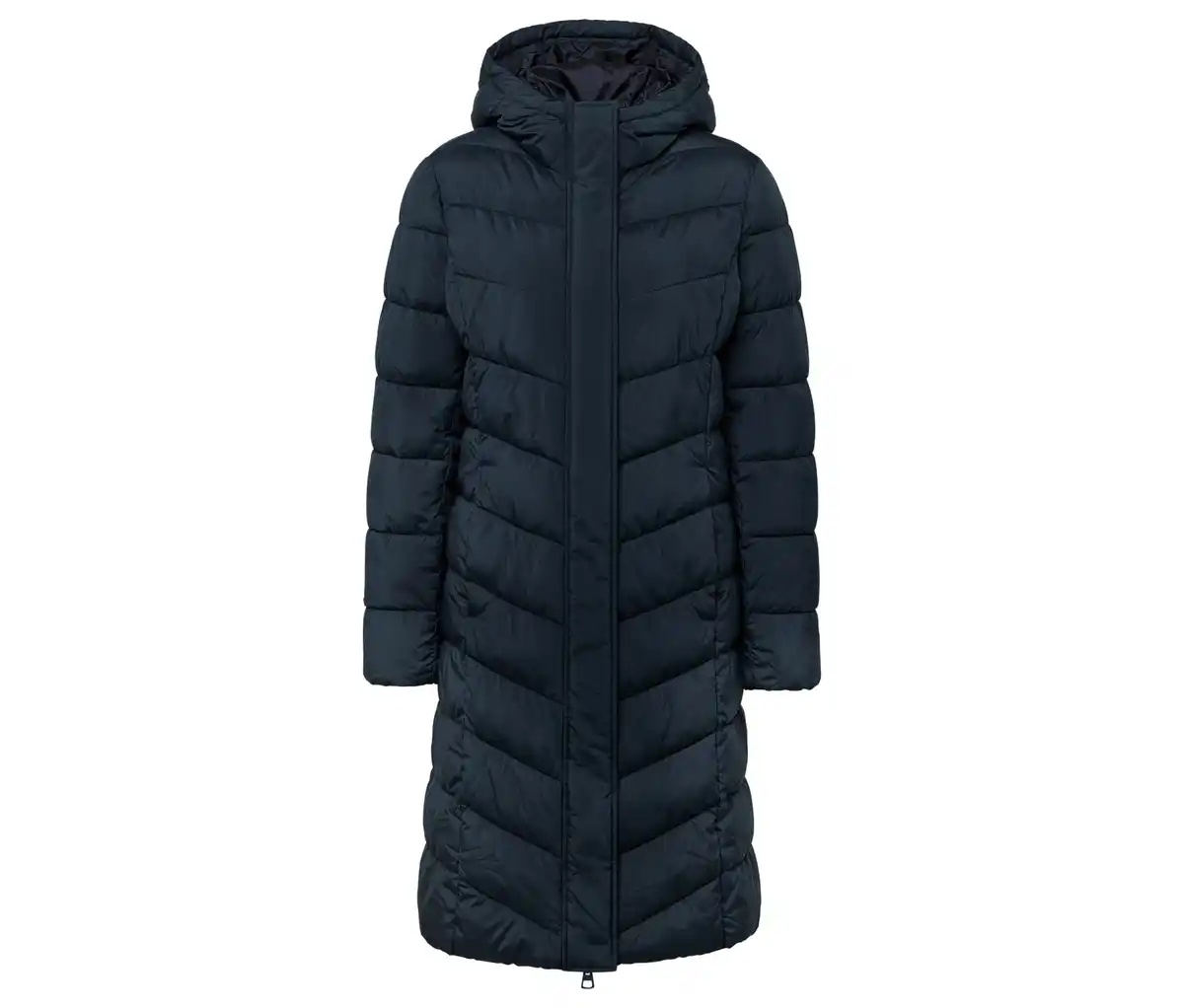 Bild 1 von Steppmantel mit Kapuze, dunkelblau