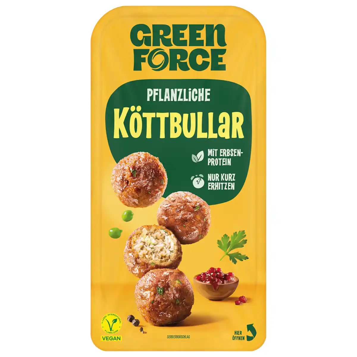 Bild 1 von Greenforce Frische Köttbullar vegan 180g