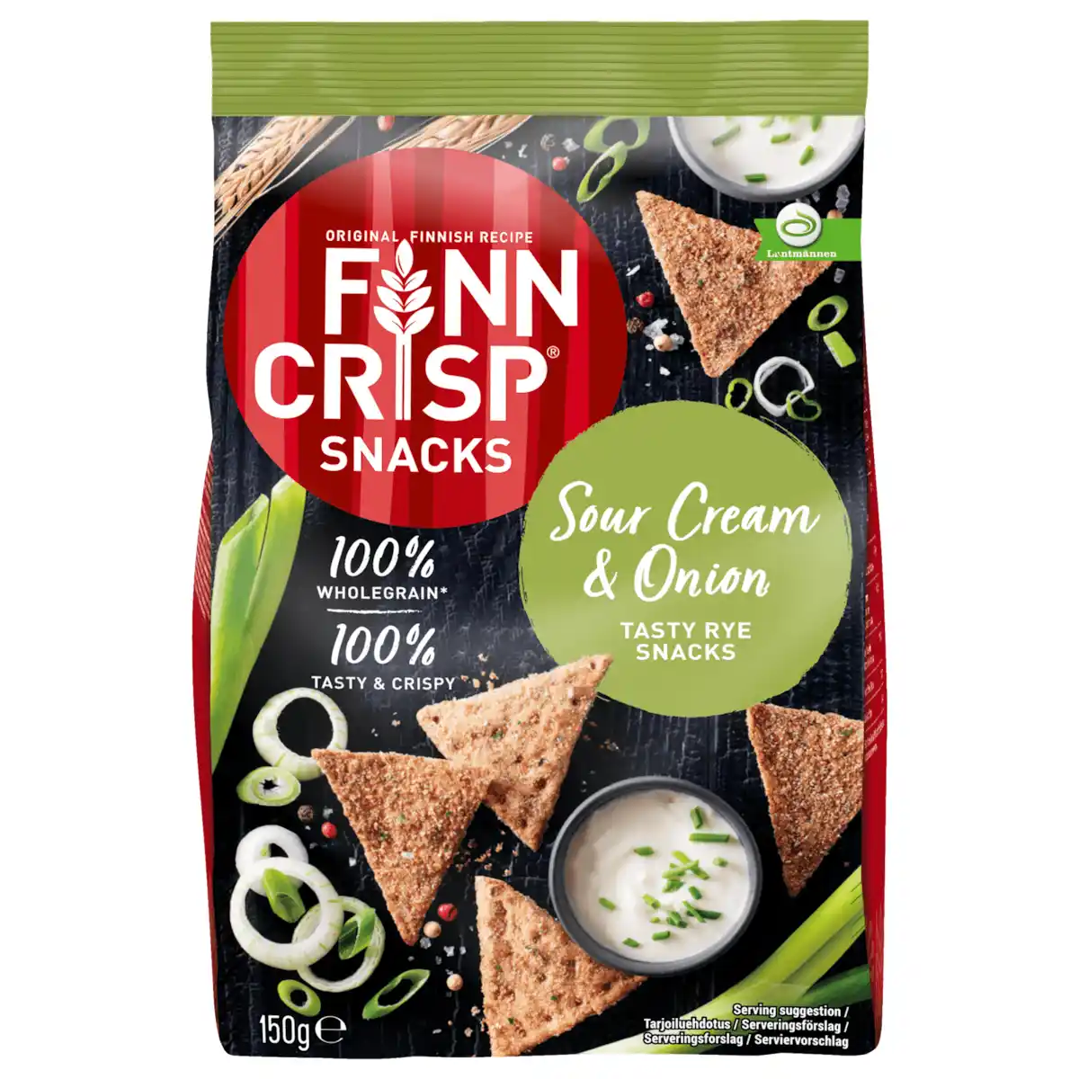 Bild 1 von Finn Crisp Snacks Sour Cream & Onion 150g