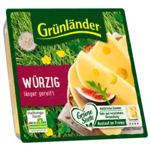 Grünländer Scheiben Würzig 140g