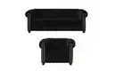Bild 2 von S-STYLE Chesterfield Polestergarnitur 3+1 Cleo Blink